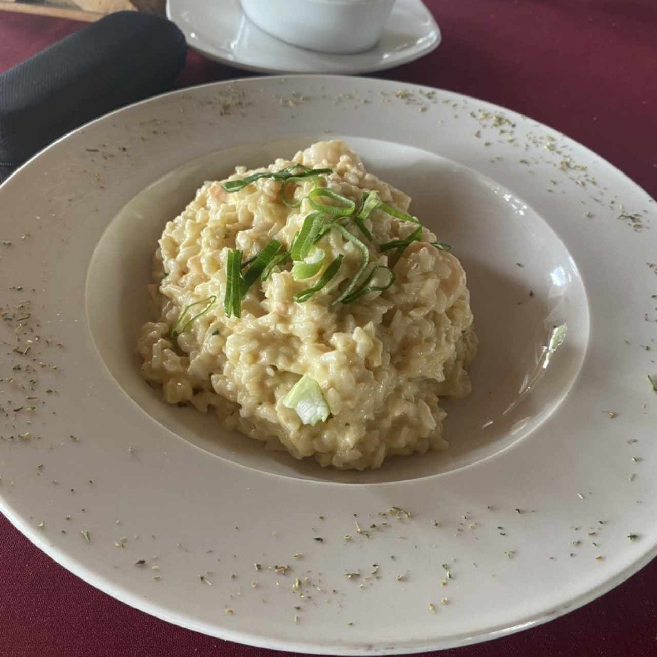 Risotto camarones 
