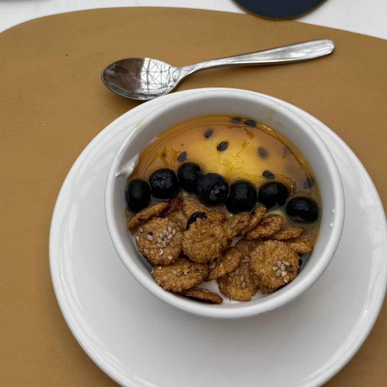 Menu brunch yogurt granola parchita 