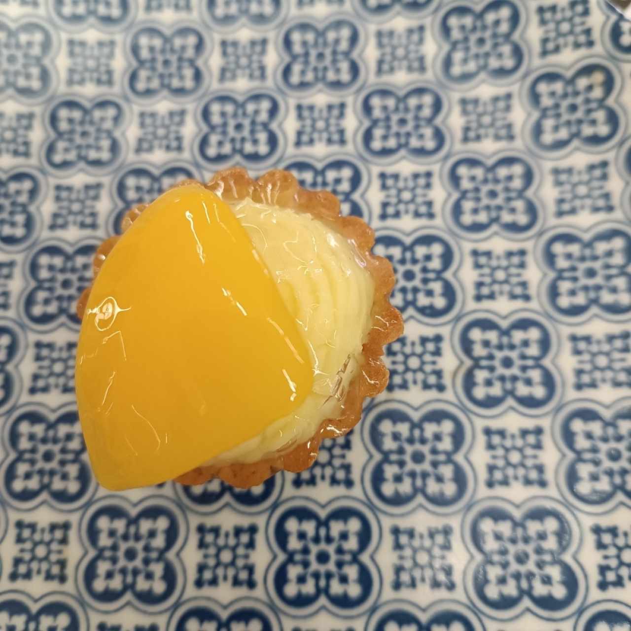 Mini tartaleta de melocotón 
