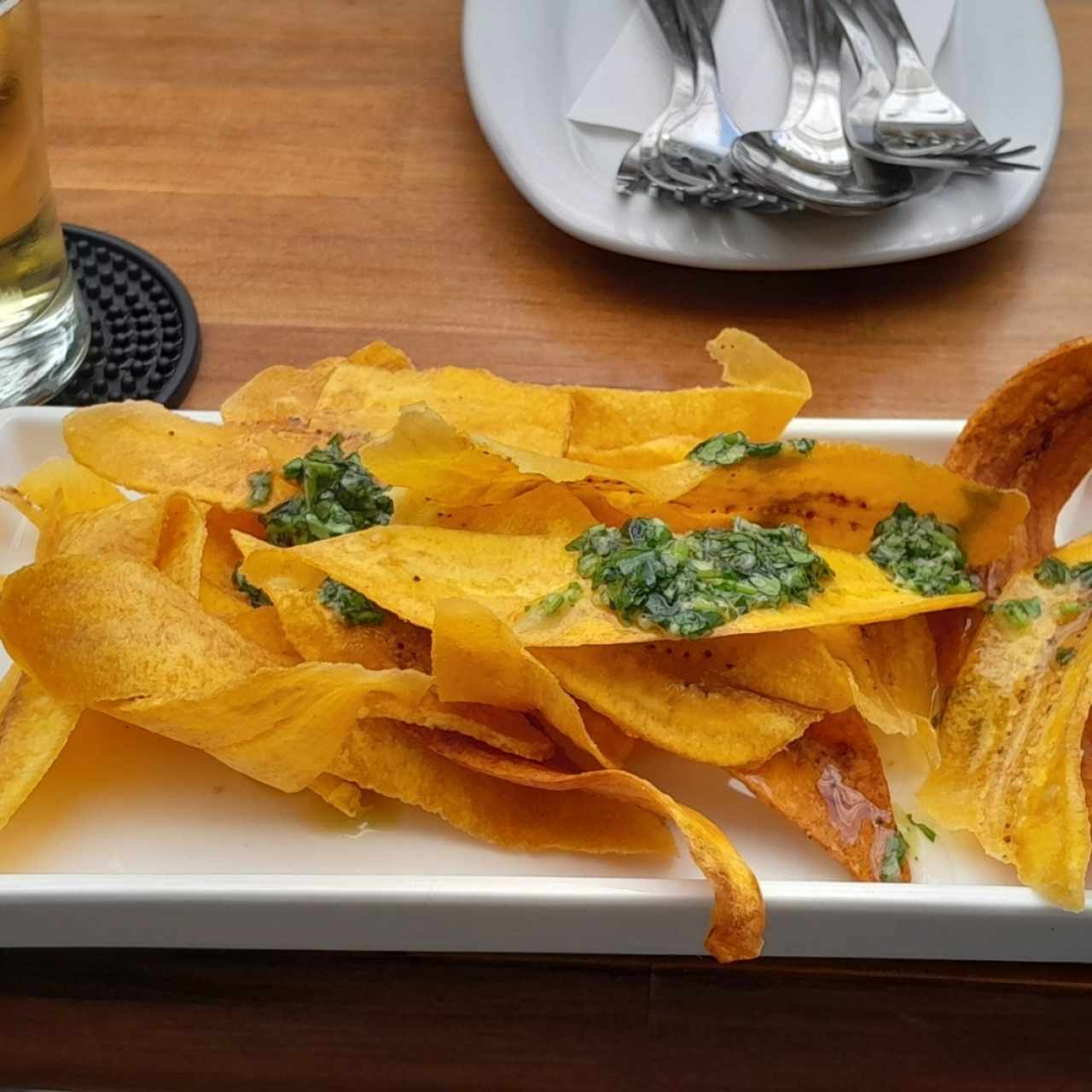 Tostones de entrada
