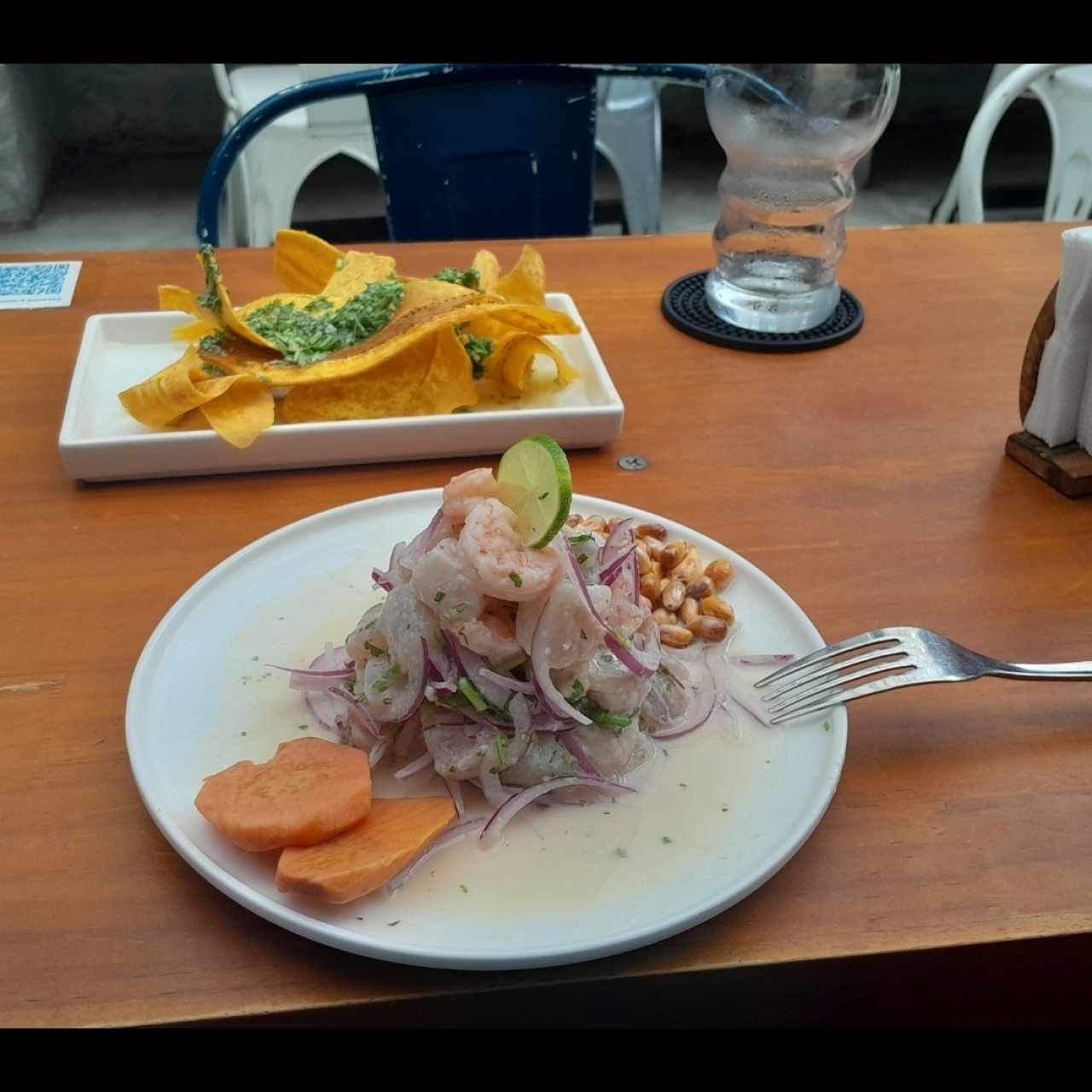 Ceviches - Dúo Marino Mediano Pescado  y camarones