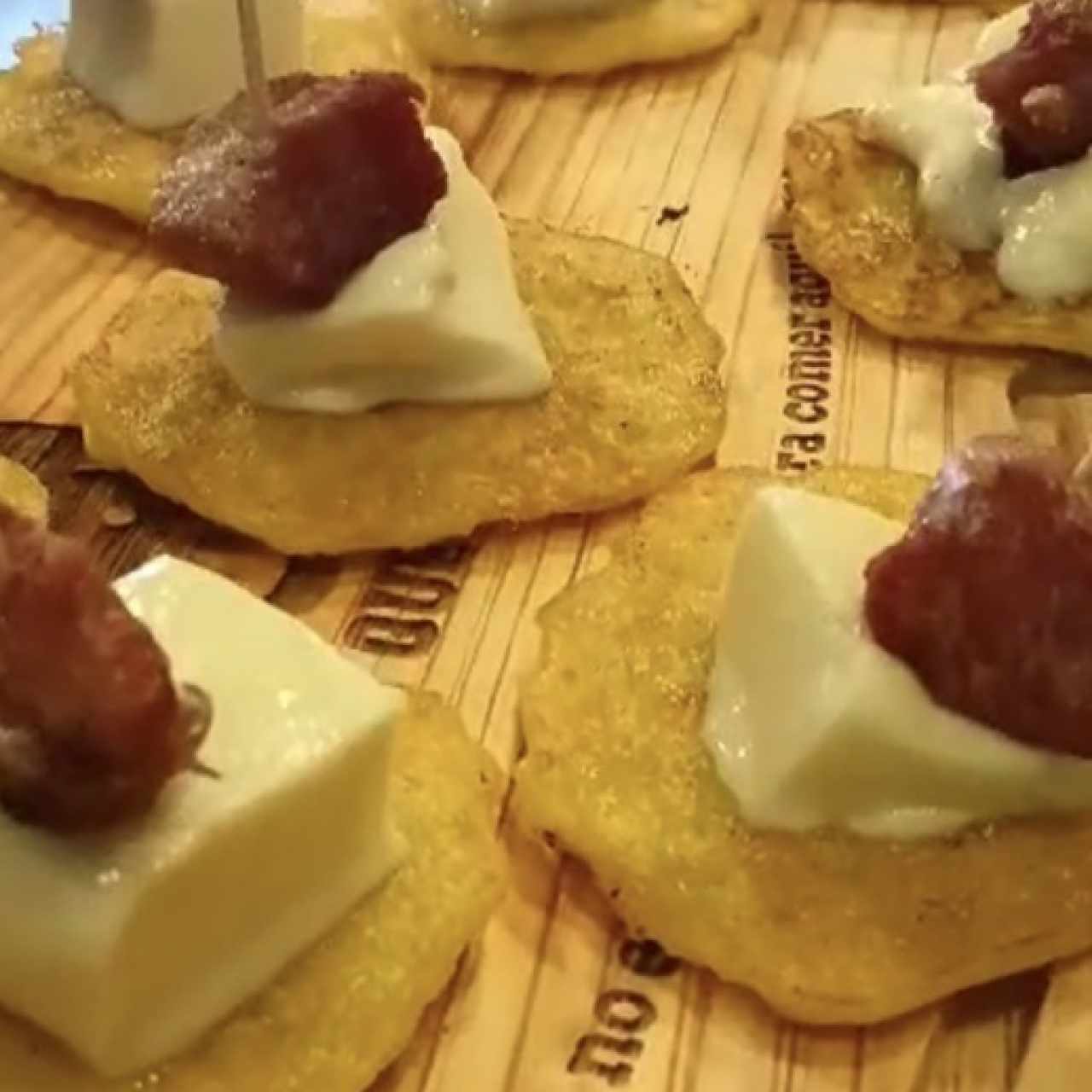 Ración de mini Cachapas, excelente!!