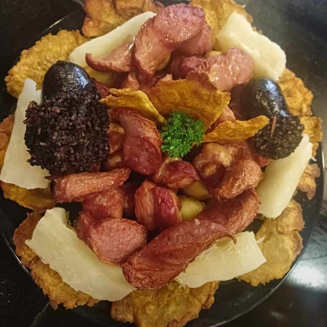 Parrilla de Cerdo con Morcilla, Muy buena!! 