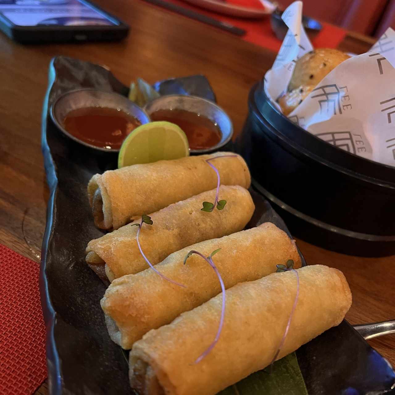 lumpias de vegetales