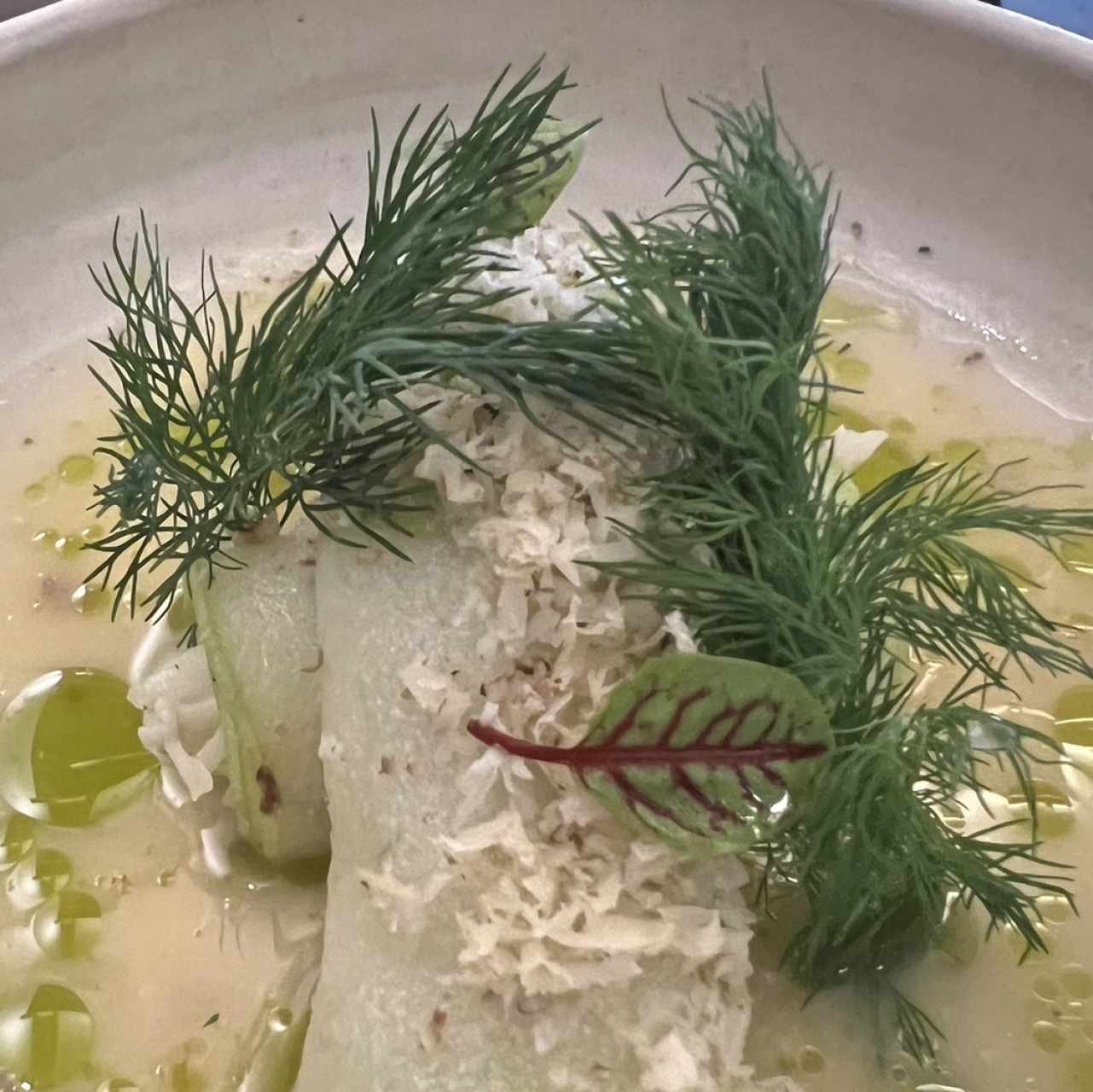 Ensalada de manzana y cangrejo