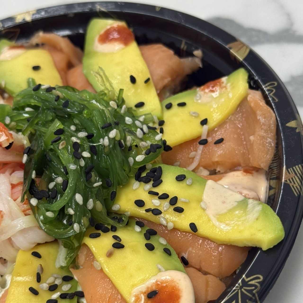 Sushi pizza 