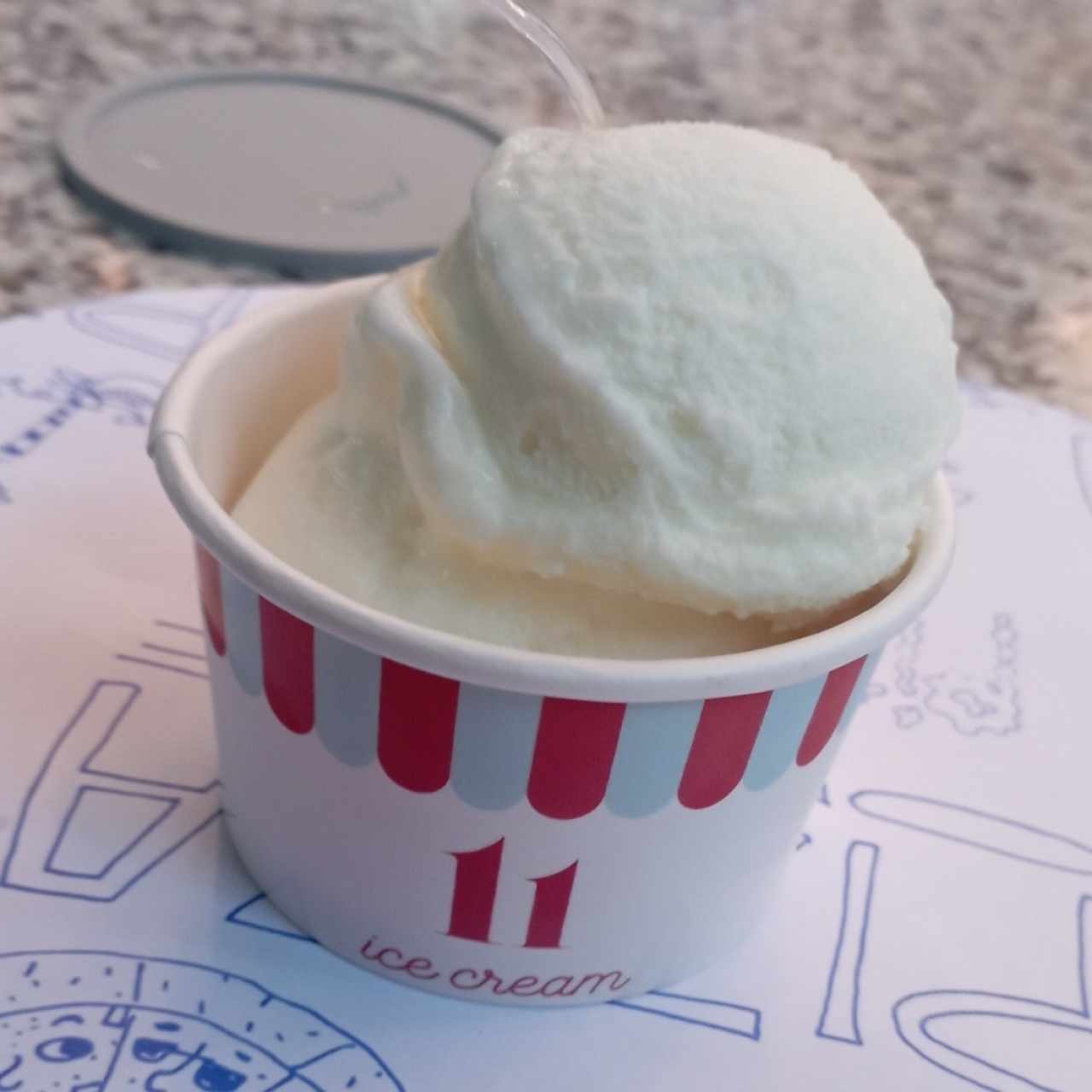 helado de vainilla 
