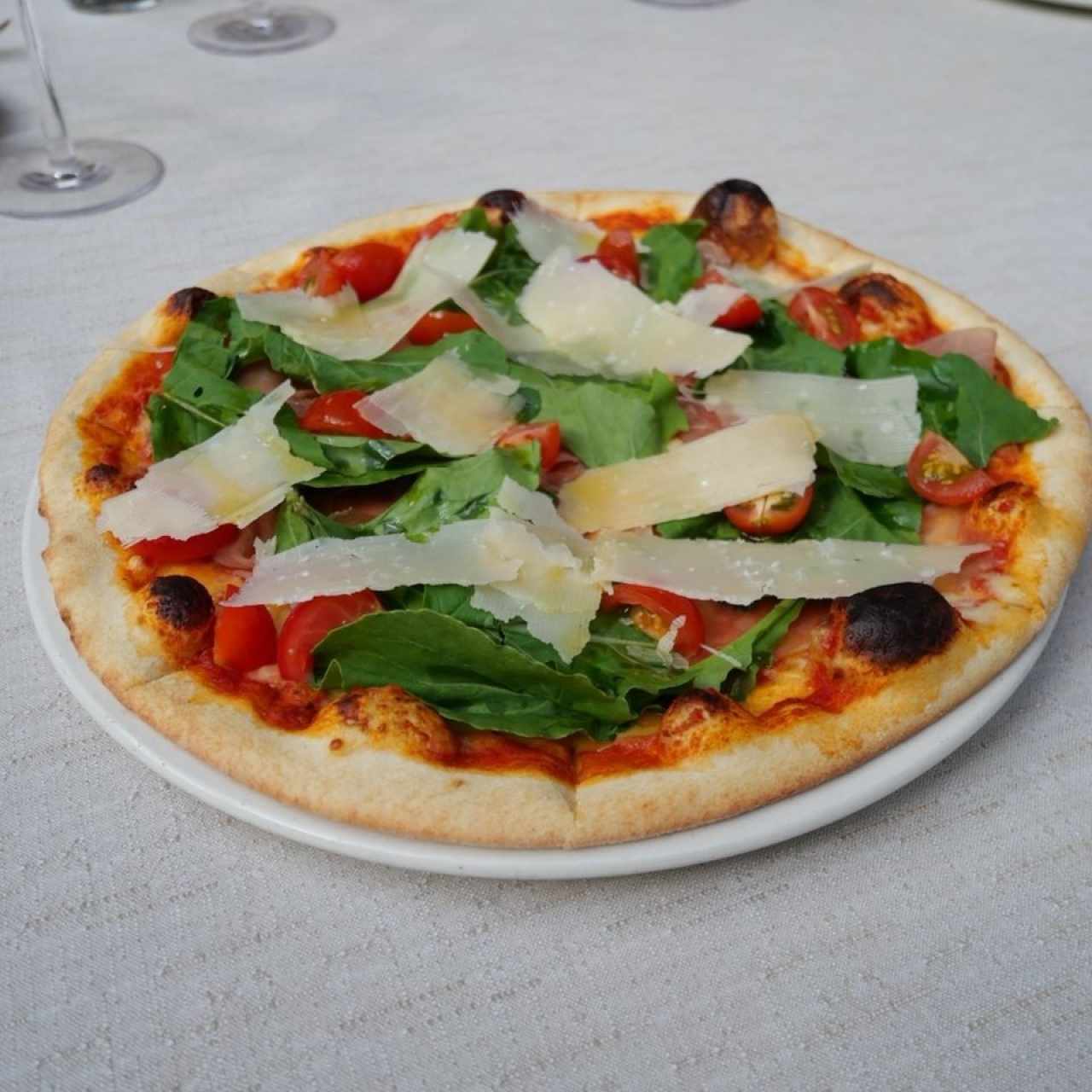 Pizza de Prosciutto di parma