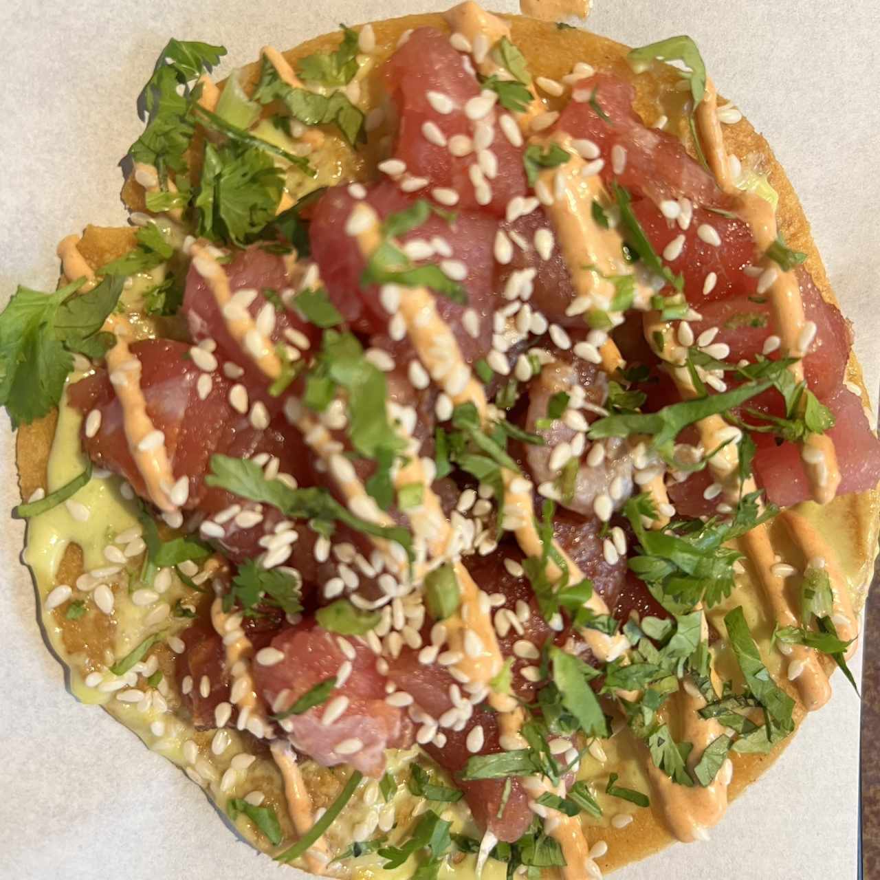Tostada de atún 
