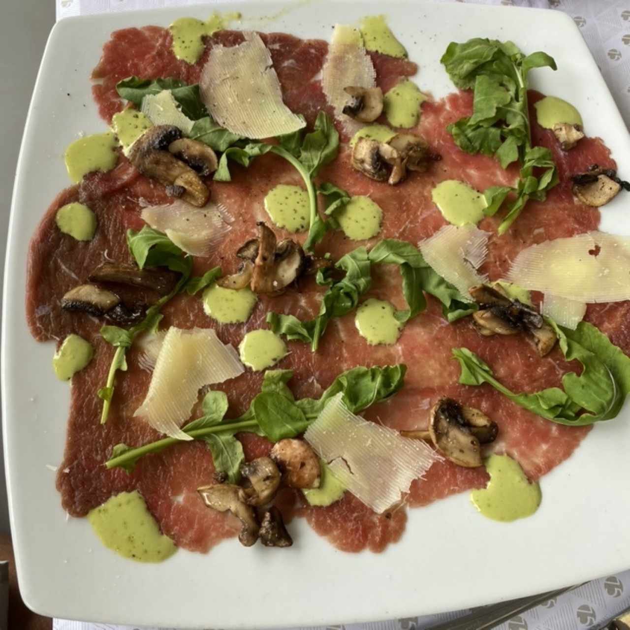 Carpacho de lomito