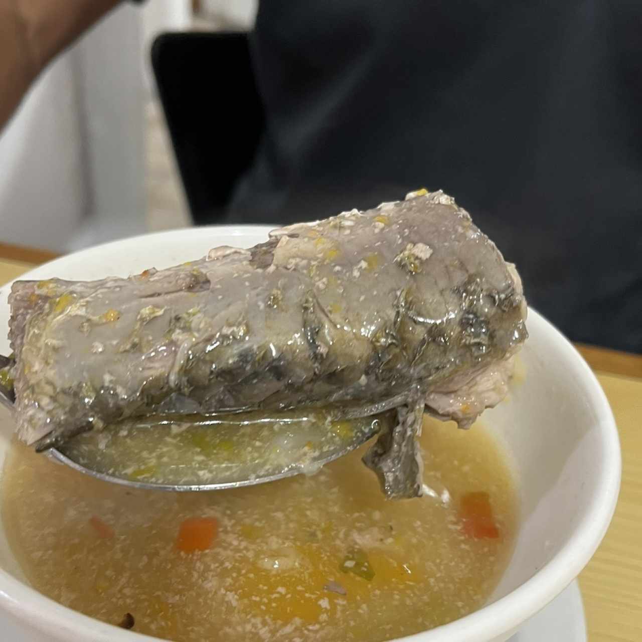 Consome de pescado