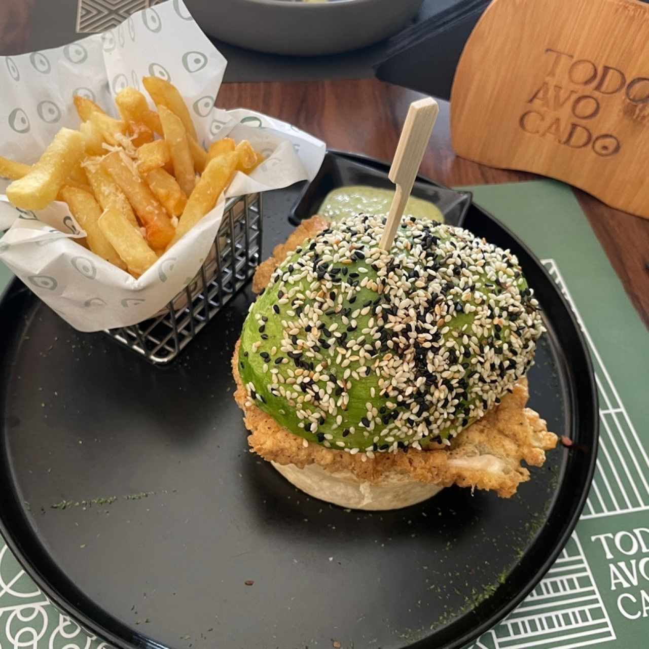Avo Chicken Burger 