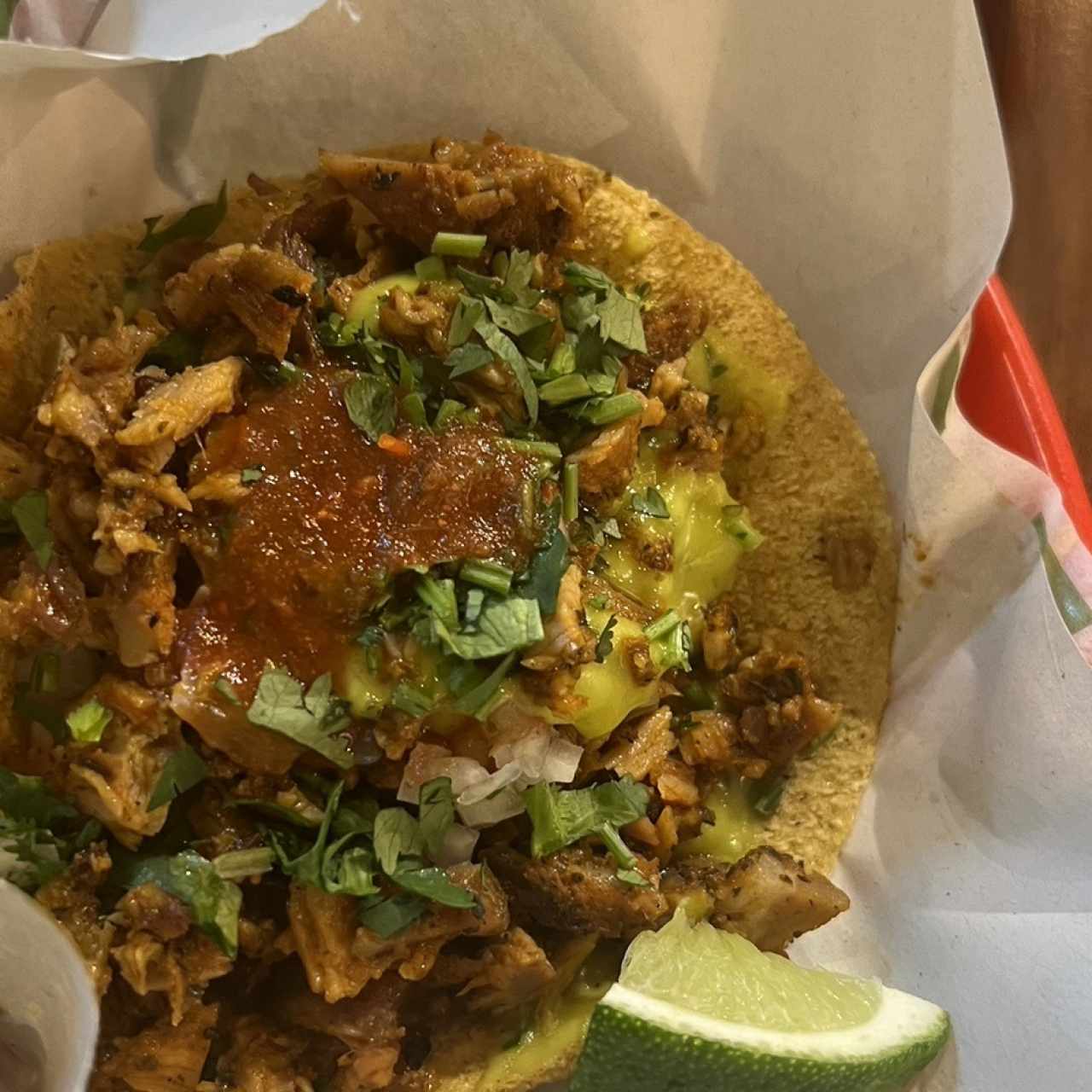 Tostada de asada