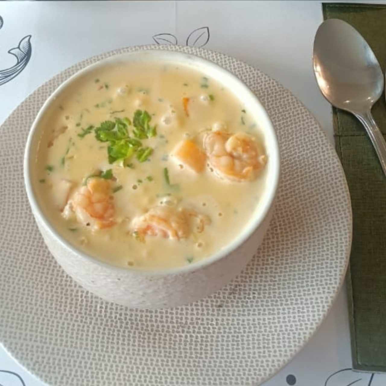 Chupe de camarones 