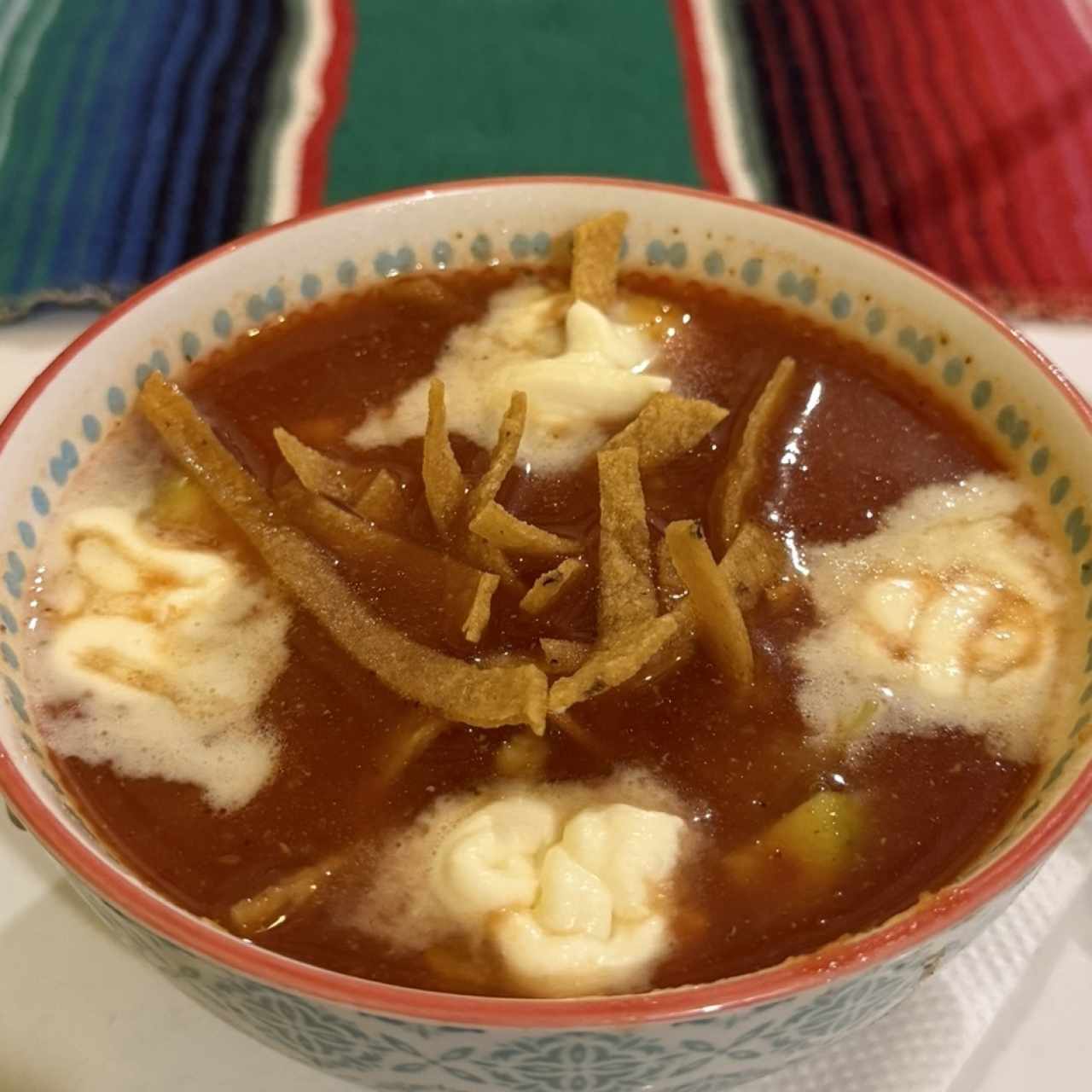 Sopa azteca 