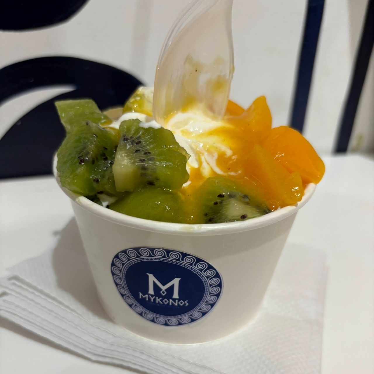 Kiwi con Melocotón