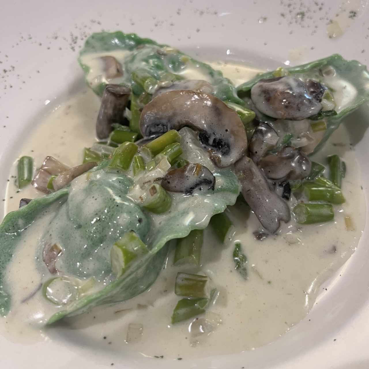 Tortellini de espinaca 