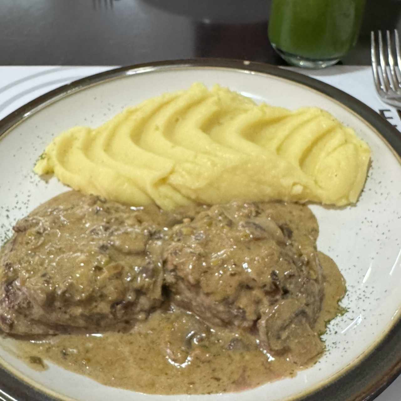 Medallones de lomito con pure