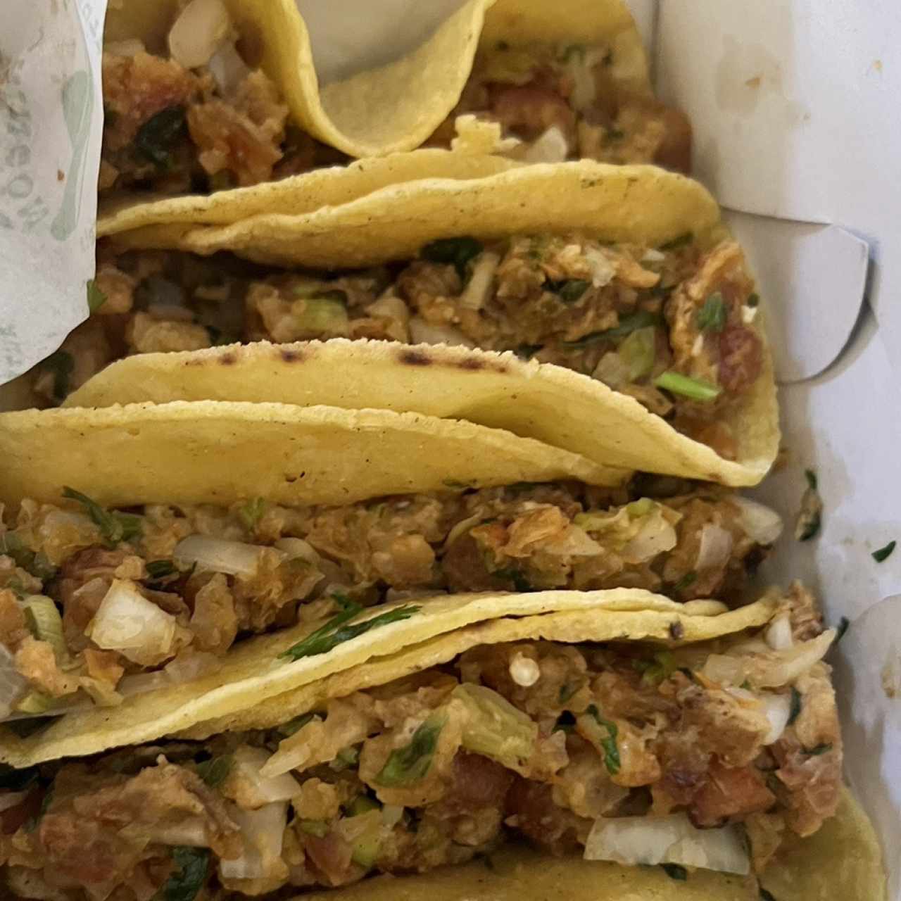 Tacos de Chicharron 