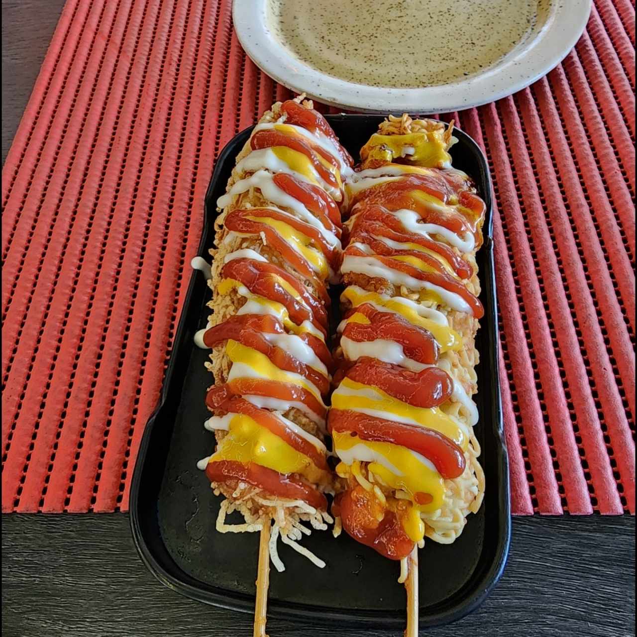 Corn dogs coreanos