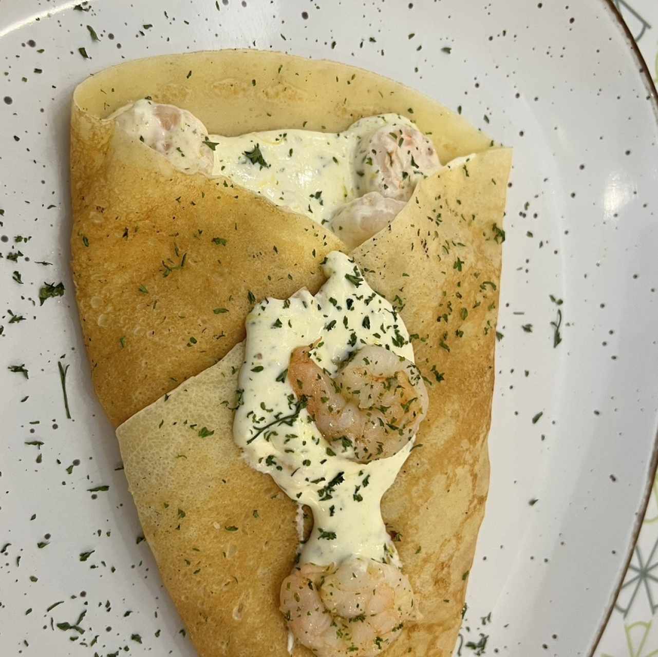 Crepe de Camarones