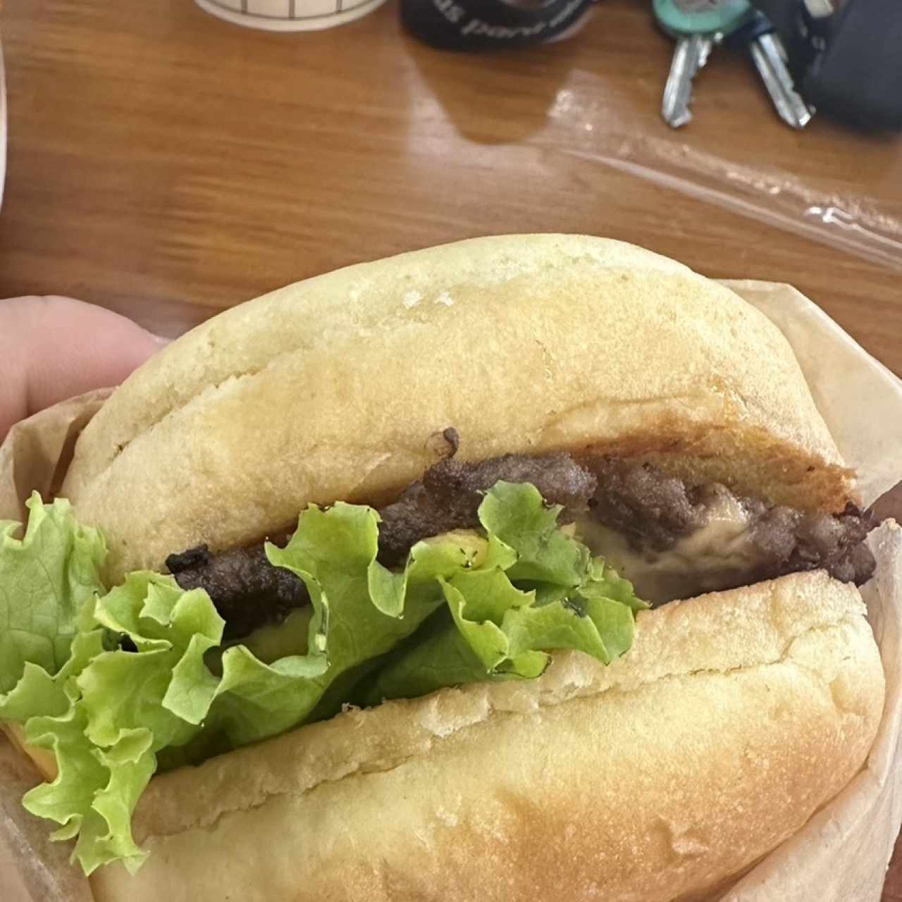 Hamburguesa sencilla