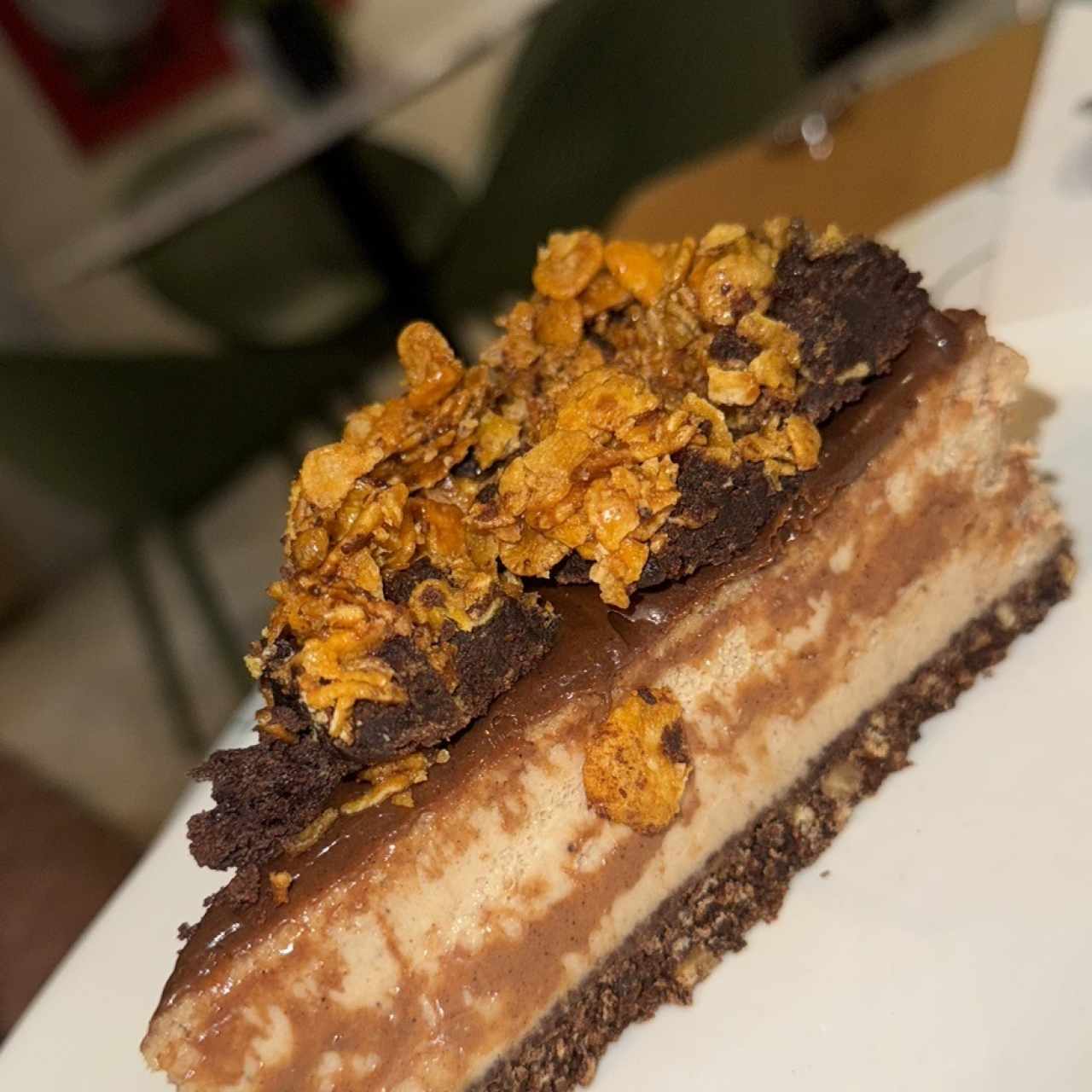 Cheesecake brownie y caramelo 
