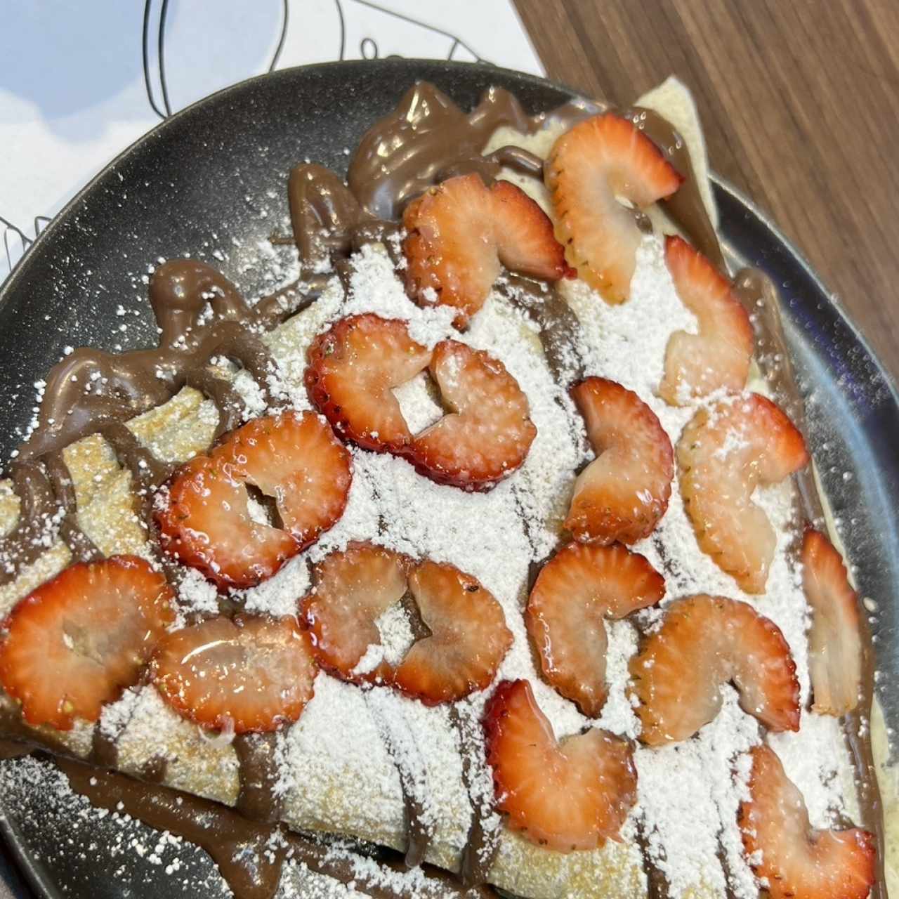 Crepe de Nutella y Fresa