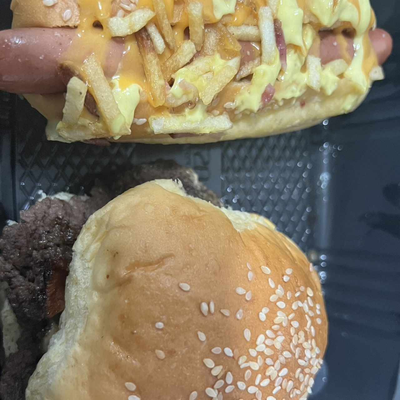 Hamburguesa y Perro Caliente