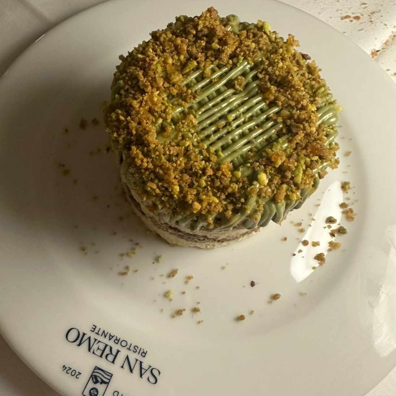 Tiramisú de pistachio