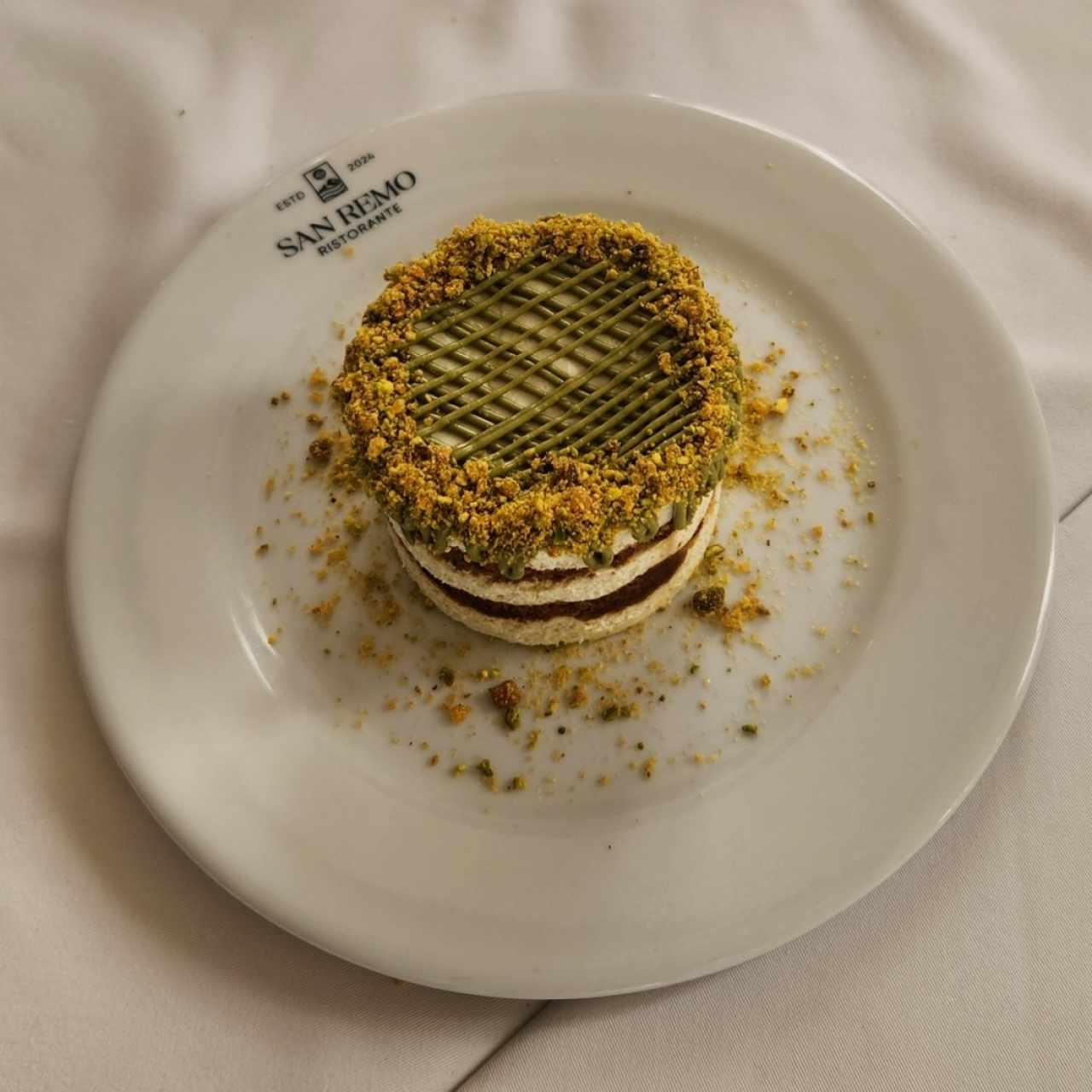 Tiramisu de pistacho 