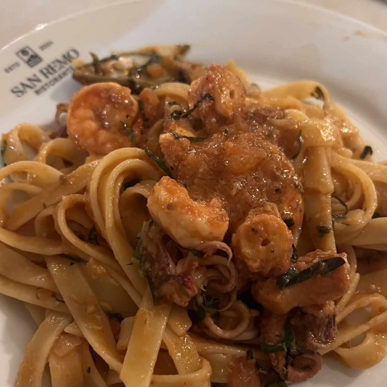 Fettuccine Fruto di mare 