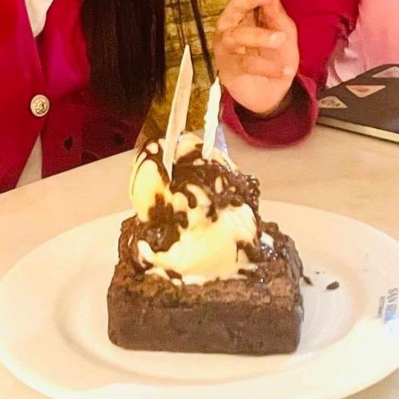 Brownie con Helado 