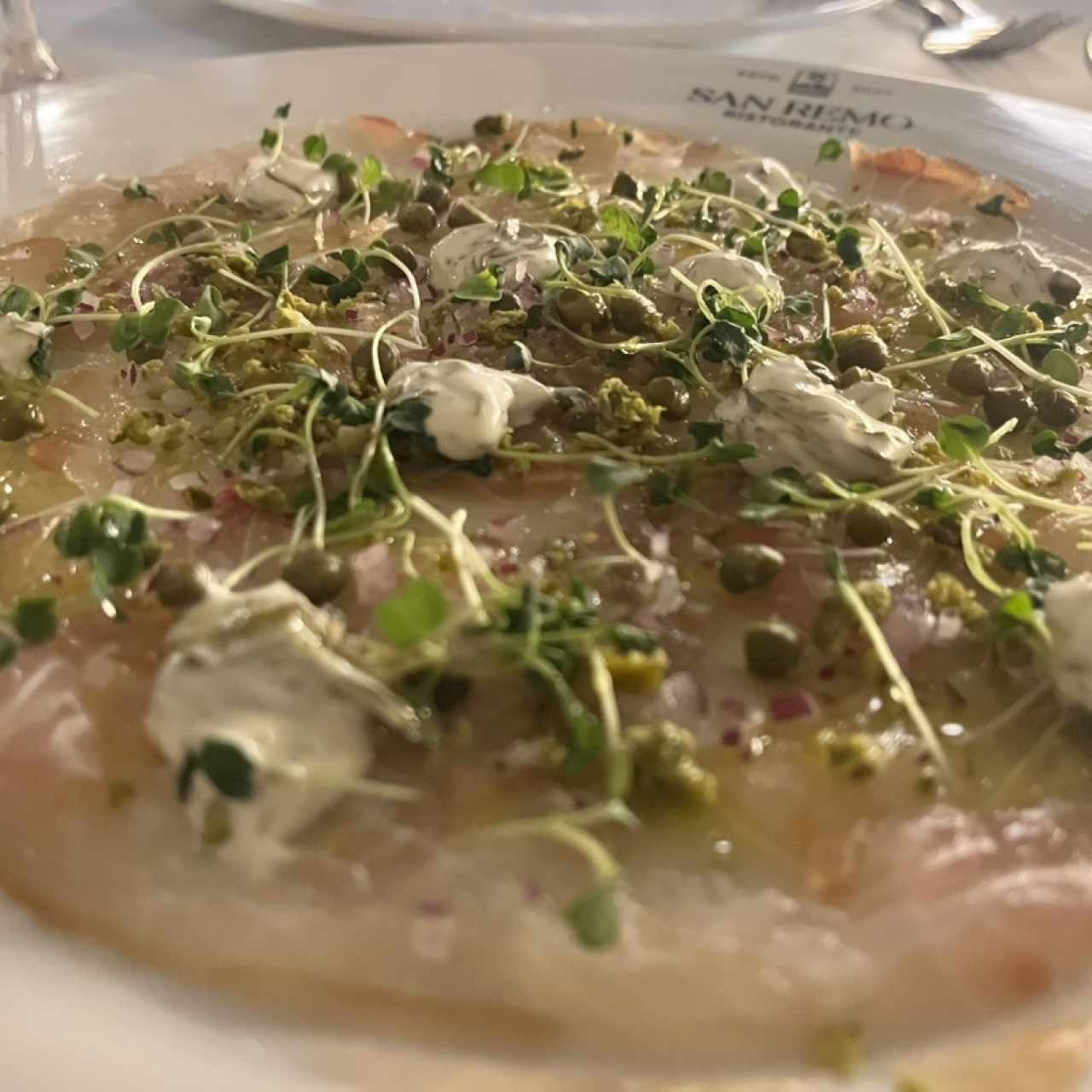 Carpaccionde lauo lauo