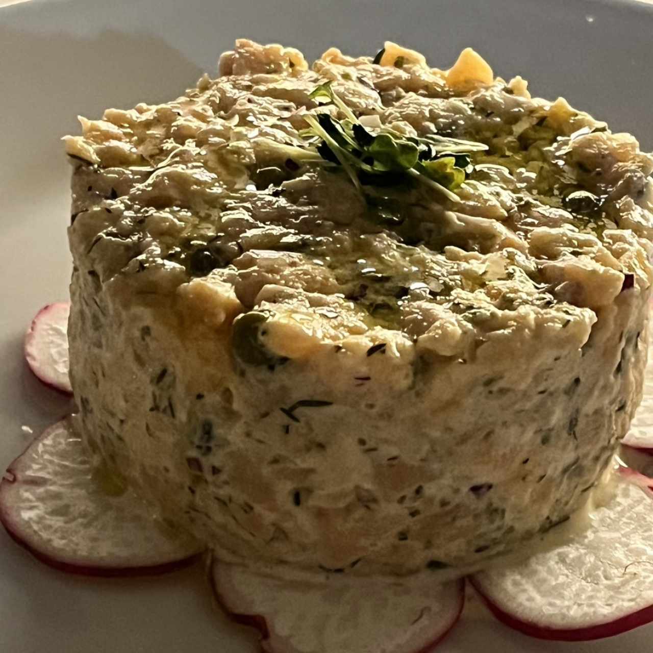 Tartar de salmon
