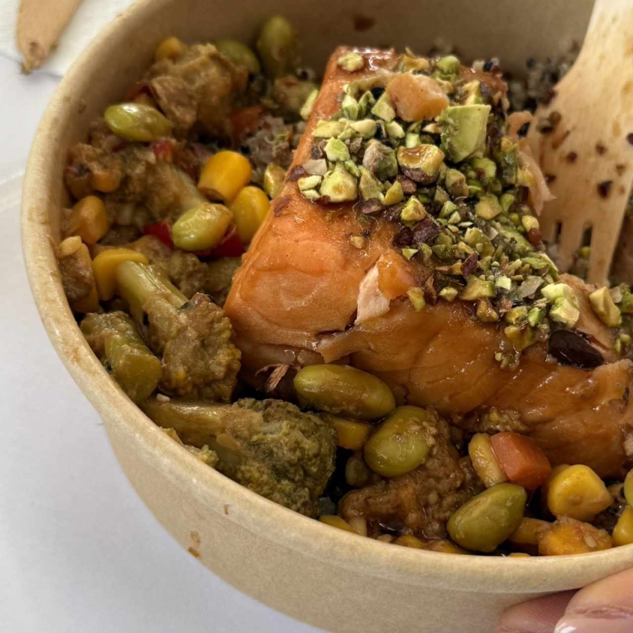 Poke salmon 