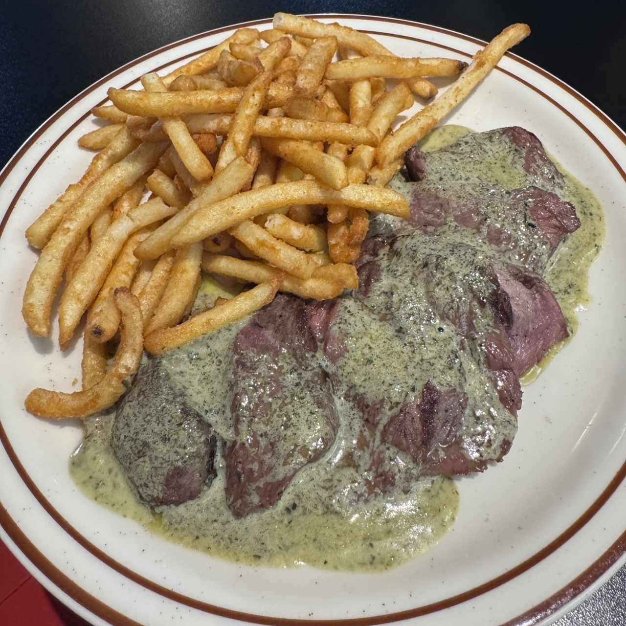 El menú Entrecôte 