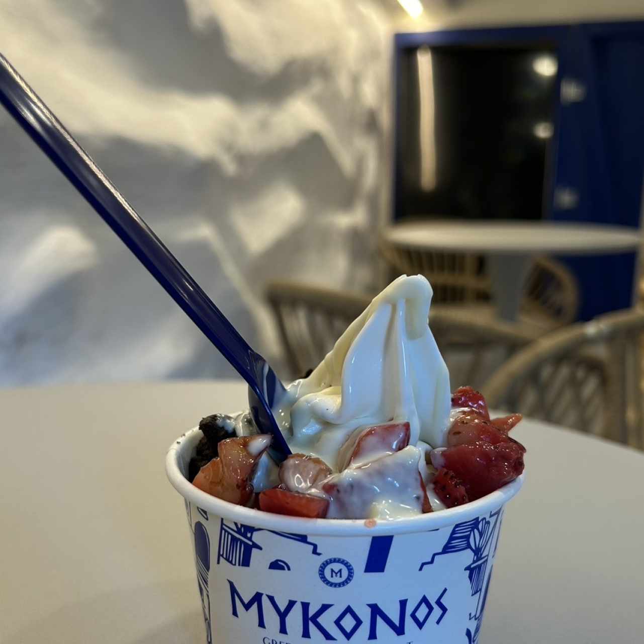 Con fresas Oreo y Capita dura de chocolate blanco