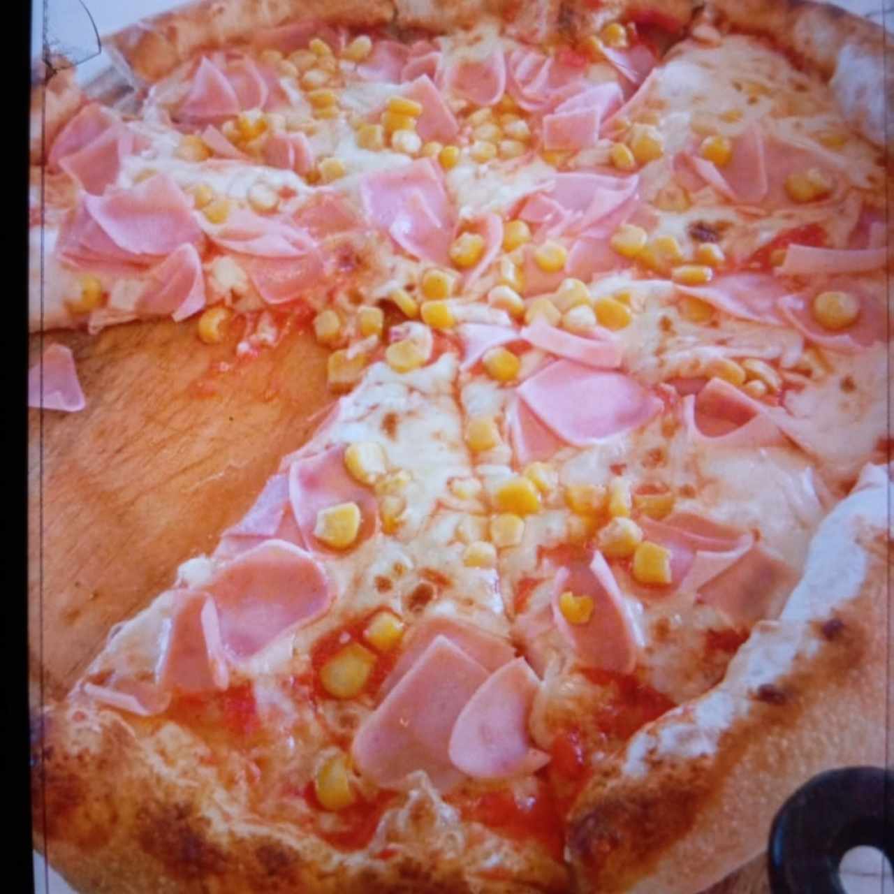 Pizza Bambini con jamón 