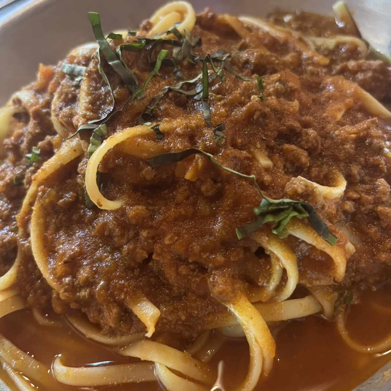 Pasta a la boloñesa