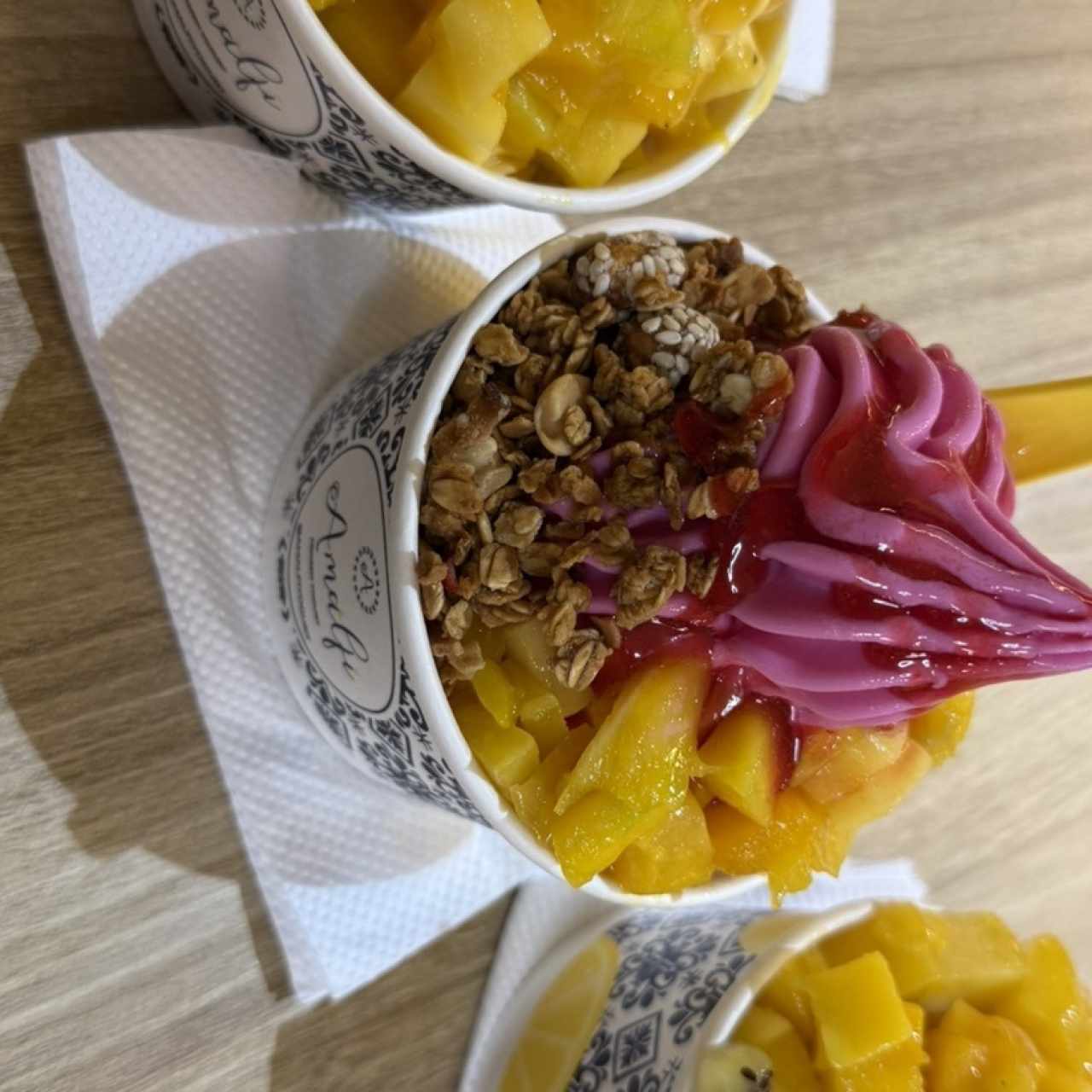 Helado yogurt 