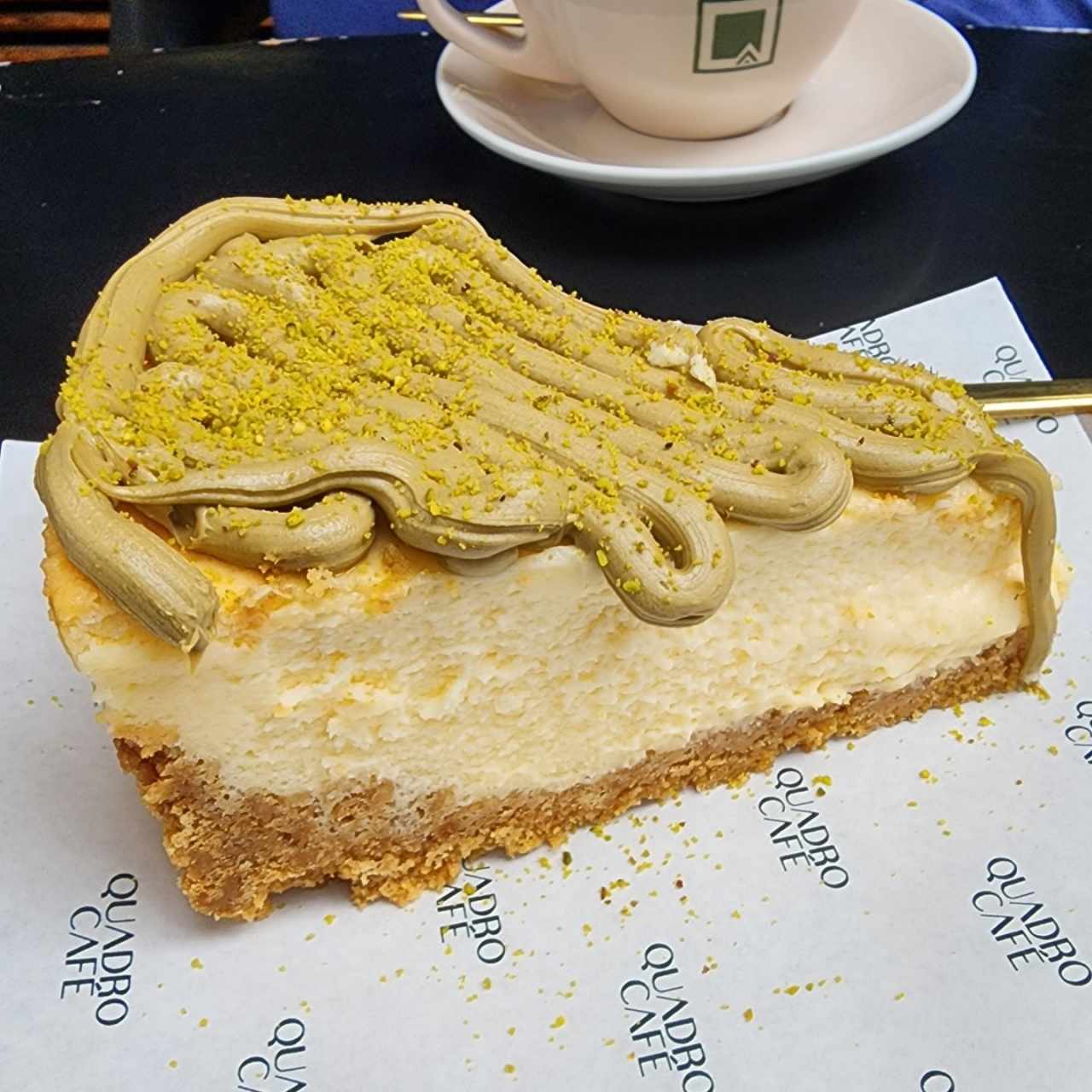 Cheesecake de pistacho 