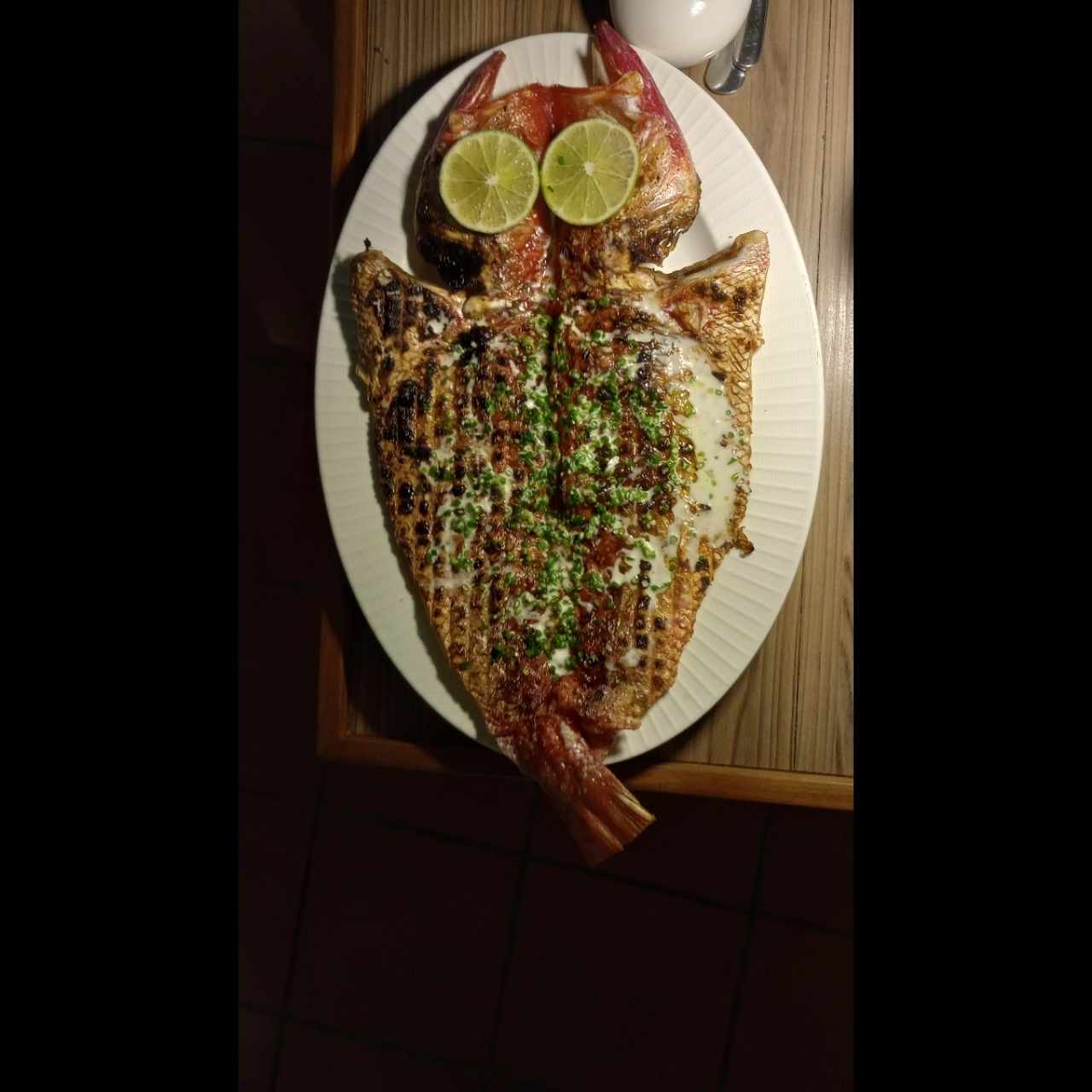 Pargo a la brasa