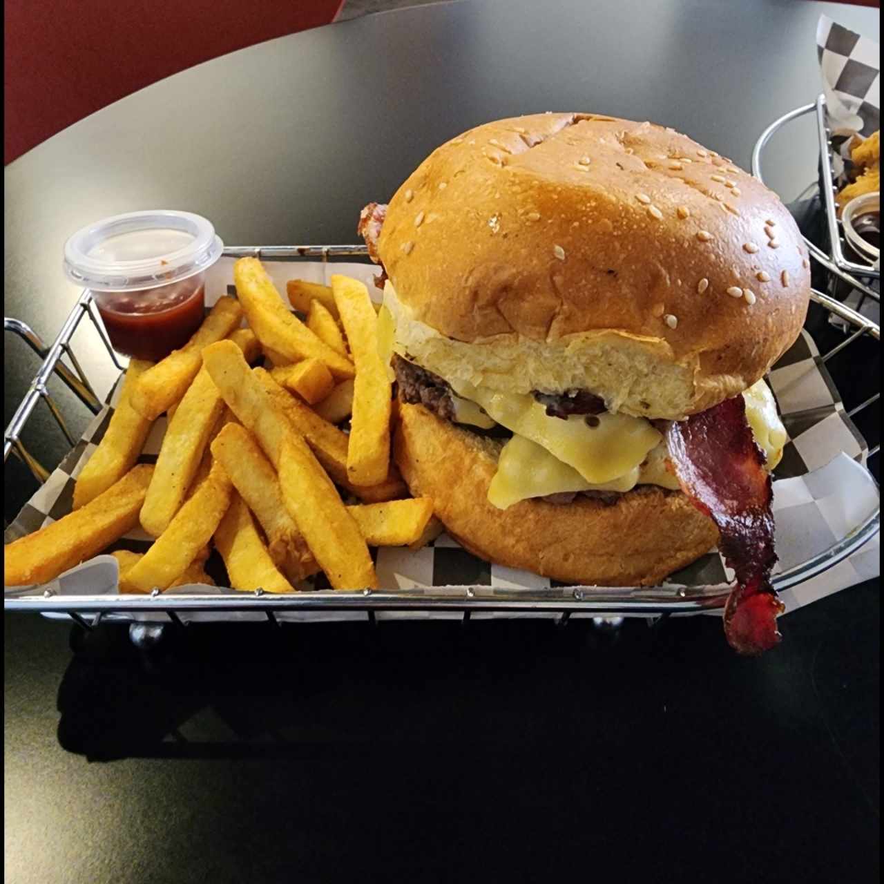 Hamburguesa El Tamaño