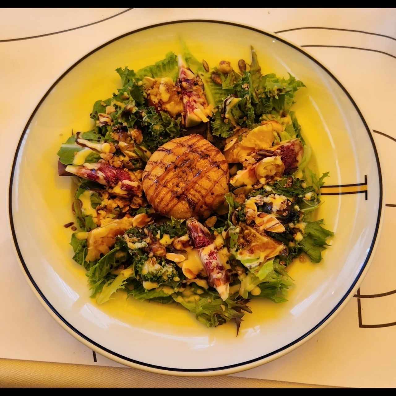 Ensalada queso de cabra