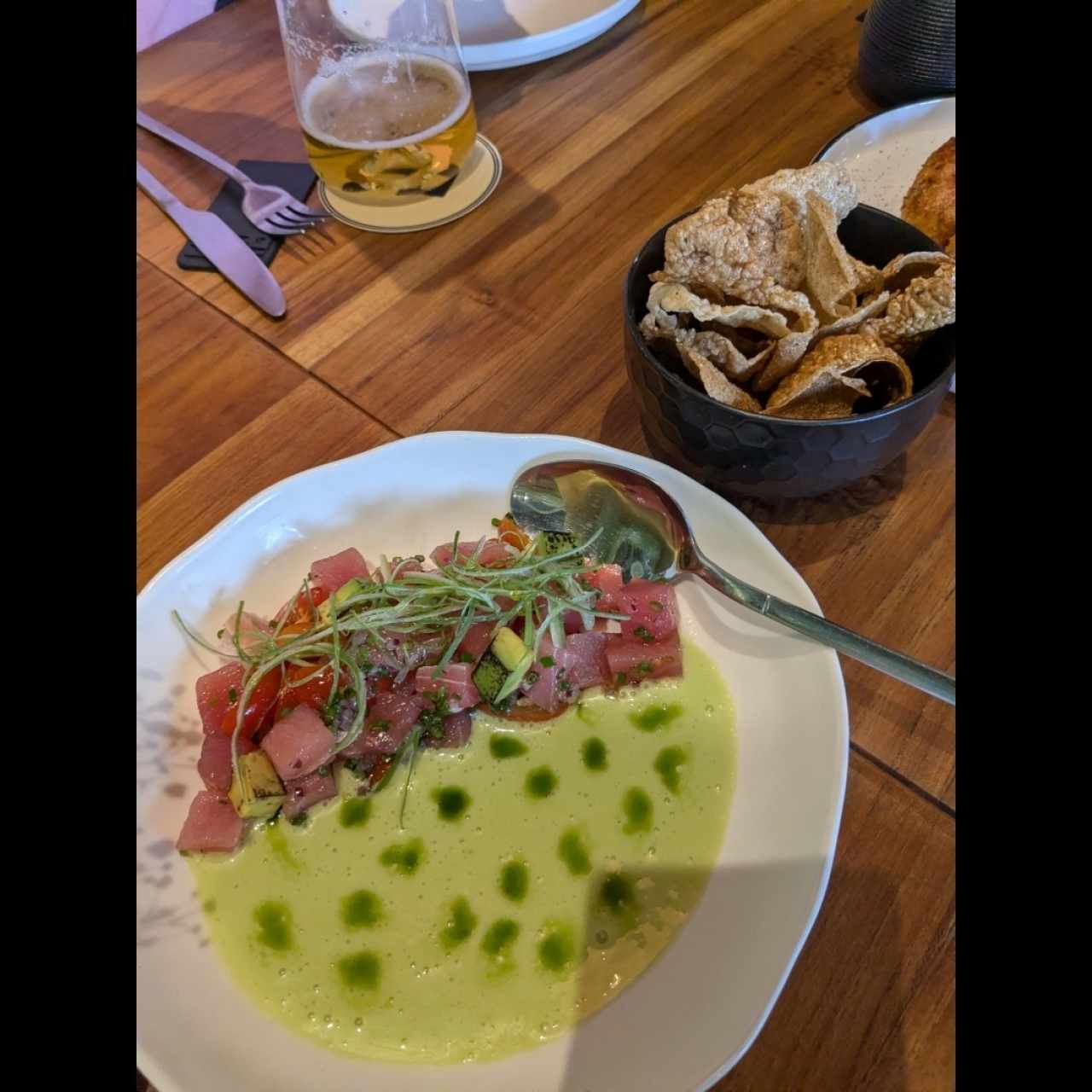 tartar atún 