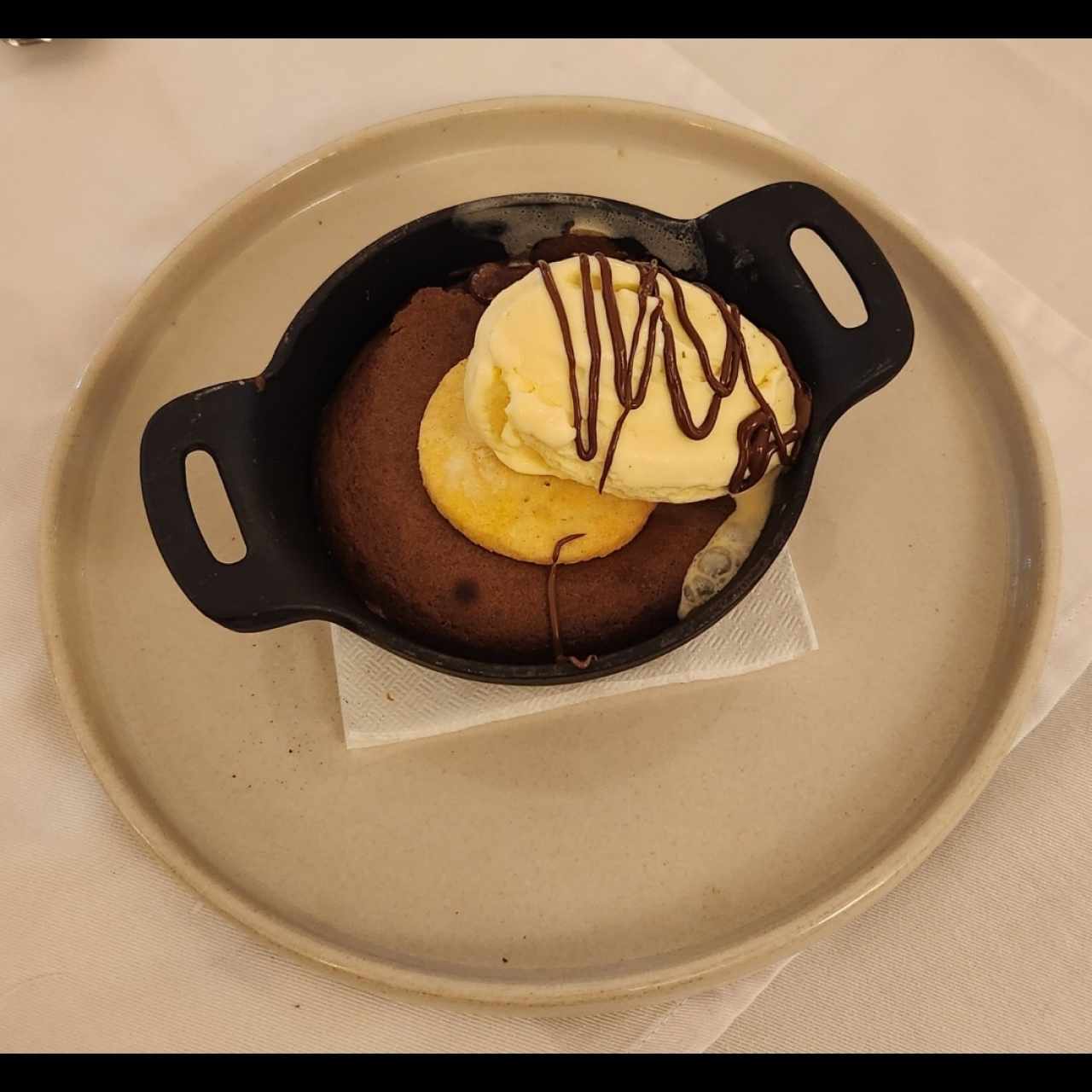 Brownie con Helado
