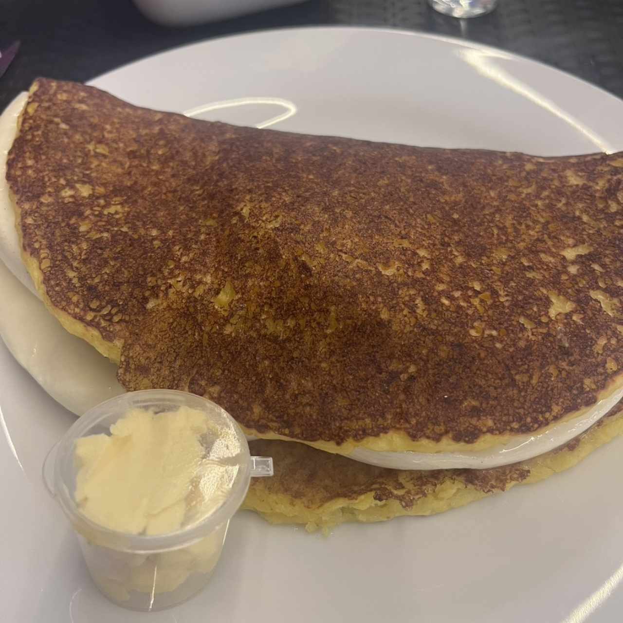Cachapa con queso de mano 