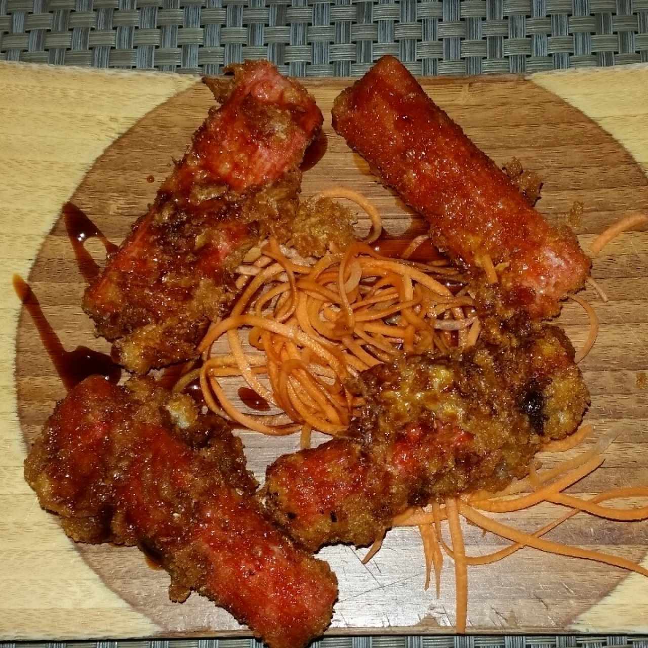 croquetas de cangrejo 