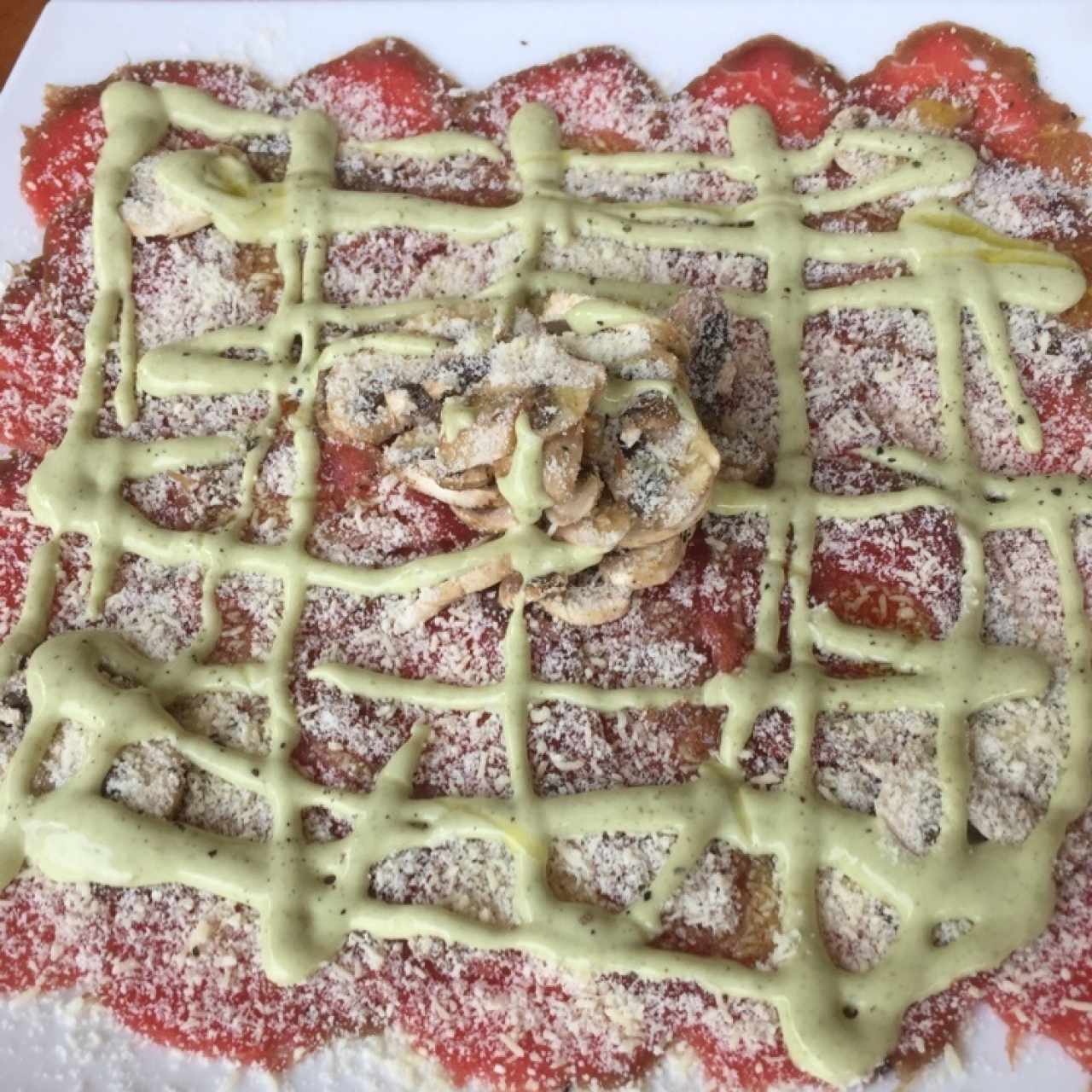 Carpaccio de Lomito, excelente..!